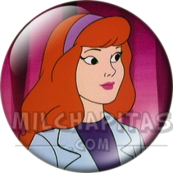 Chapa de Scooby Doo: Daphne (Con Bata)