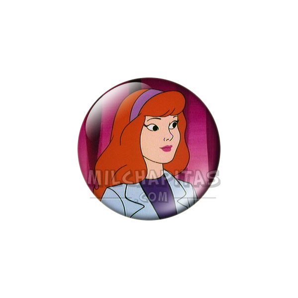 Chapa de Scooby Doo: Daphne (Con Bata)