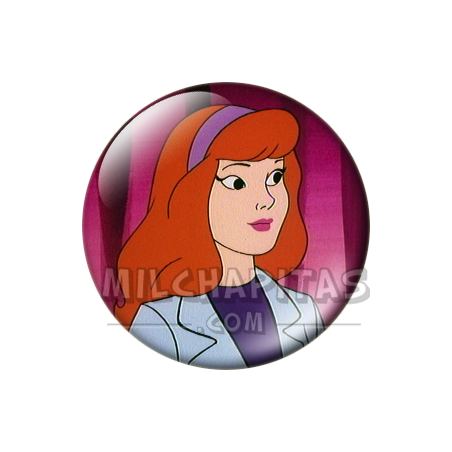 Chapa de Scooby Doo: Daphne (Con Bata)