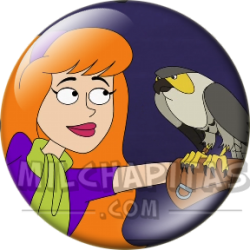 Chapa de Scooby Doo: Daphne (Con el Halcón)