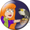 Chapa de Scooby Doo: Daphne (Con el Halcón)