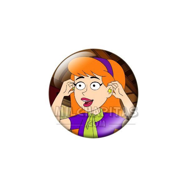 Chapa de Scooby Doo: Daphne (Tapándose los Oídos)