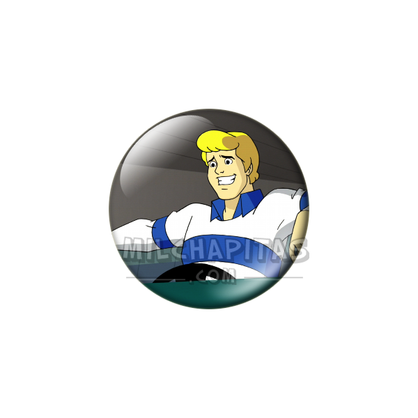 Chapa de Scooby Doo: Fred (Al Volante)