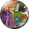 Chapa de Scooby Doo: Daphne y Fred (Con la Máquina del Misterio)