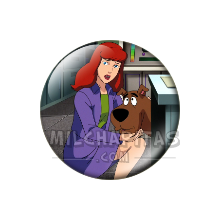 Chapa de Scooby Doo: Daphne y Scooby-Doo