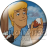 Chapa de Scooby Doo: Fred (Comiendo)