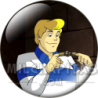 Chapa de Scooby Doo: Fred (Con la Cámara)