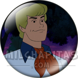 Chapa de Scooby Doo: Fred (Pensativo)