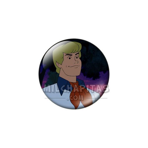 Chapa de Scooby Doo: Fred (Pensativo)
