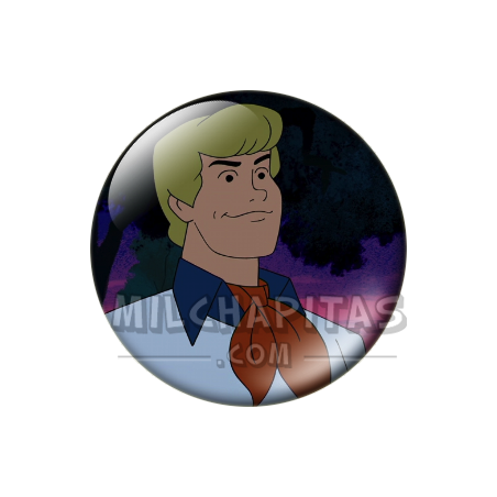 Chapa de Scooby Doo: Fred (Pensativo)