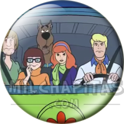 Chapa de Scooby Doo: La Pandilla (En la Máquina del Misterio)