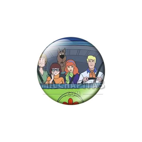Chapa de Scooby Doo: La Pandilla (En la Máquina del Misterio)