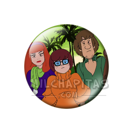 Chapa de Scooby Doo: La Pandilla (En la Selva)