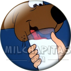 Chapa de Scooby Doo: Scooby-Doo (Bebiendo)