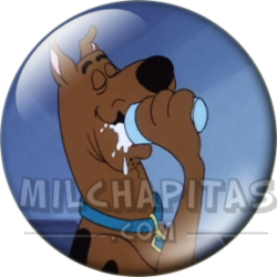 Chapa de Scooby Doo: Scooby-Doo (Bebiendo de la Jarra)