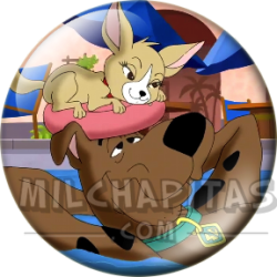 Chapa de Scooby Doo: Scooby-Doo (En la Piscina)