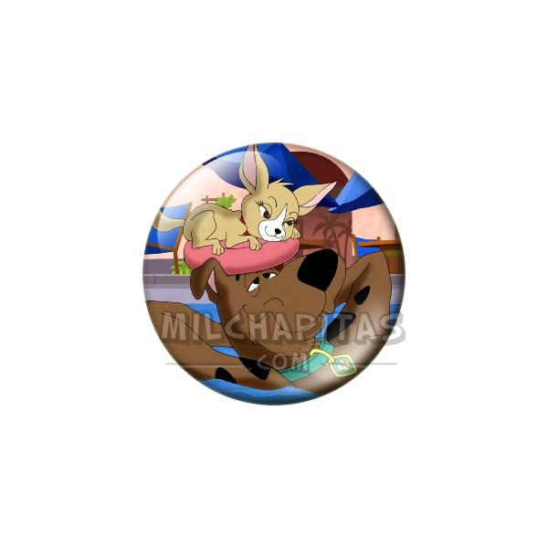 Chapa de Scooby Doo: Scooby-Doo (En la Piscina)