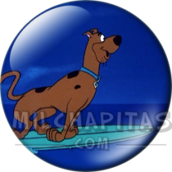 Chapa de Scooby Doo: Scooby-Doo (Surfeando)