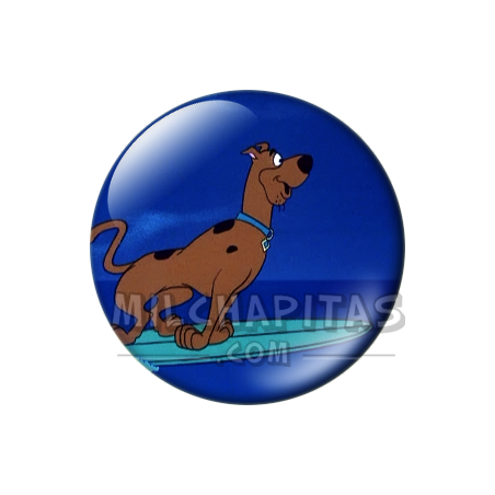 Chapa de Scooby Doo: Scooby-Doo (Surfeando)