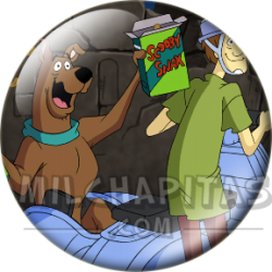 Chapa de Scooby Doo: Scooby-Doo y Shaggy (Con las Scooby Galletas)