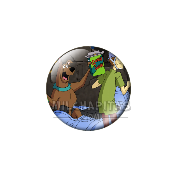 Chapa de Scooby Doo: Scooby-Doo y Shaggy (Con las Scooby Galletas)