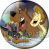 Chapa de Scooby Doo: Scooby-Doo y Shaggy (Riendo)