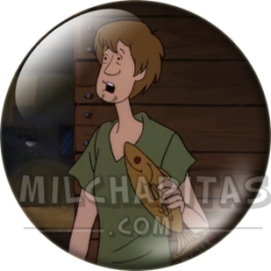 Chapa de Scooby Doo: Shaggy (Con el Pez)