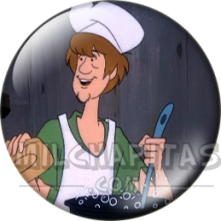 Chapa de Scooby Doo: Shaggy (Cocinero)