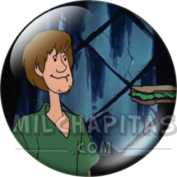 Chapa de Scooby Doo: Shaggy (Con el Bocadillo)