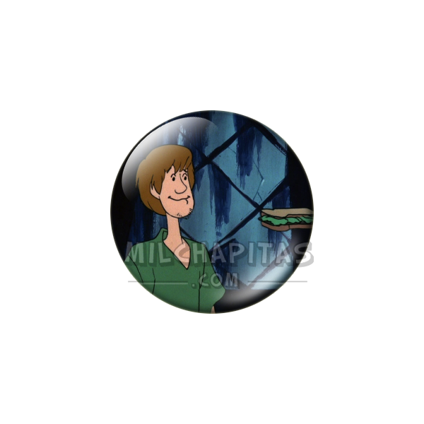 Chapa de Scooby Doo: Shaggy (Con el Bocadillo)