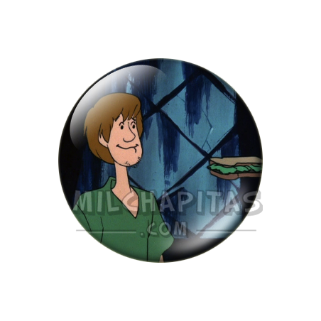 Chapa de Scooby Doo: Shaggy (Con el Bocadillo)