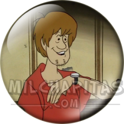 Chapa de Scooby Doo: Shaggy (Con el Reloj)