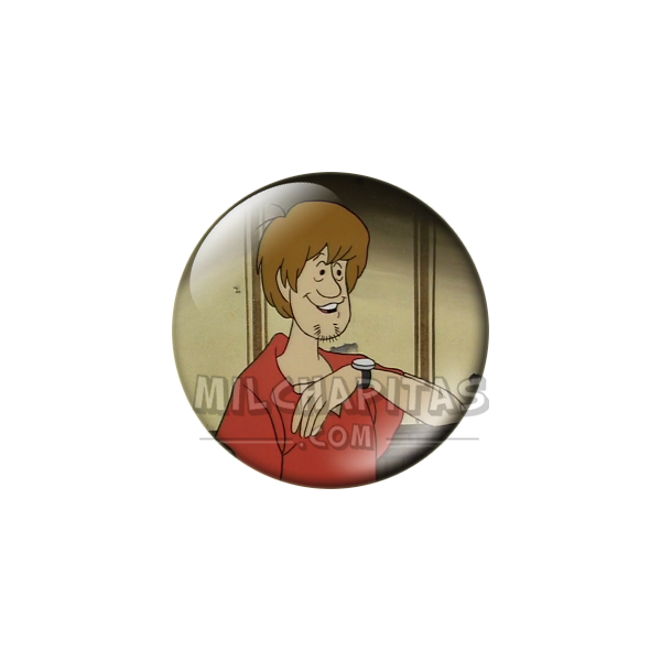 Chapa de Scooby Doo: Shaggy (Con el Reloj)