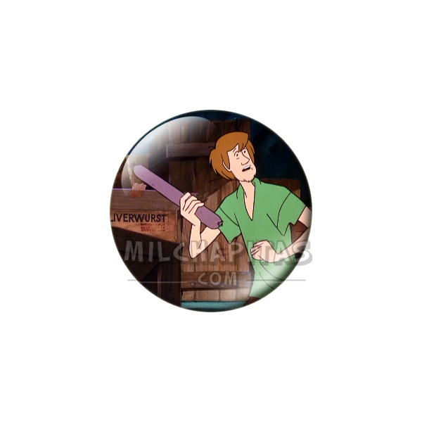 Chapa de Scooby Doo: Shaggy (Con el Salchichón)