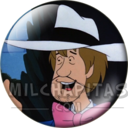 Chapa de Scooby Doo: Shaggy (Con Sombrero Blanco)