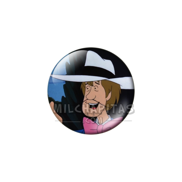Chapa de Scooby Doo: Shaggy (Con Sombrero Blanco)