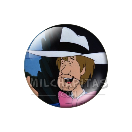 Chapa de Scooby Doo: Shaggy (Con Sombrero Blanco)