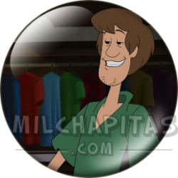Chapa de Scooby Doo: Shaggy (Riendo)