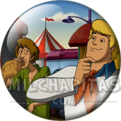 Chapa de Scooby Doo: Shaggy y Fred