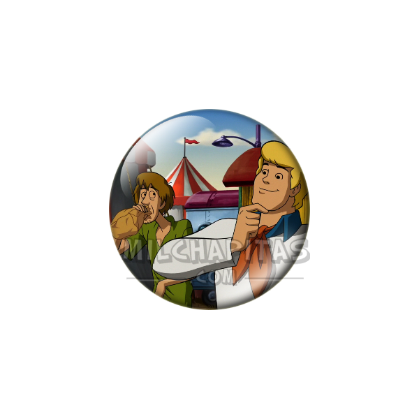 Chapa de Scooby Doo: Shaggy y Fred