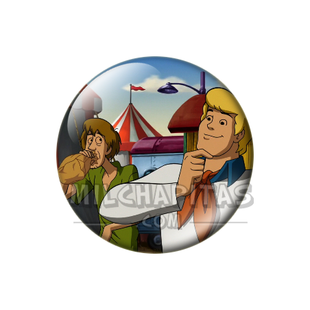 Chapa de Scooby Doo: Shaggy y Fred