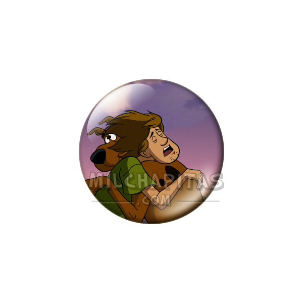 Chapa de Scooby Doo: Shaggy y Scooby-Doo (Abrazados)
