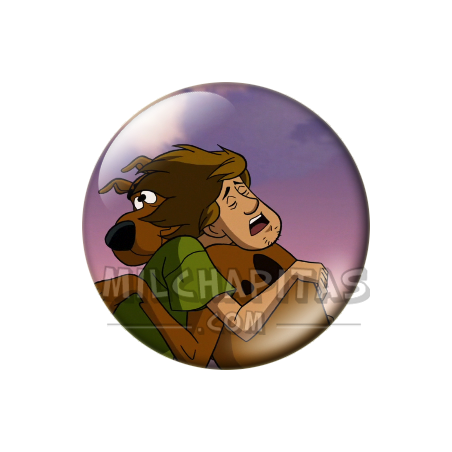 Chapa de Scooby Doo: Shaggy y Scooby-Doo (Abrazados)