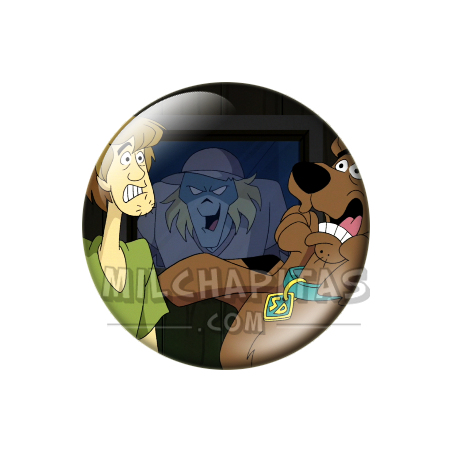 Chapa de Scooby Doo: Shaggy y Scooby-Doo (Asustados)