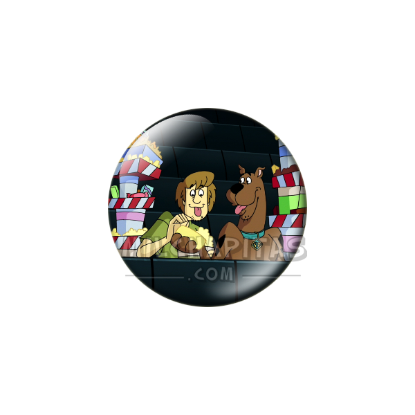 Chapa de Scooby Doo: Shaggy y Scooby-Doo (Con Palomitas)