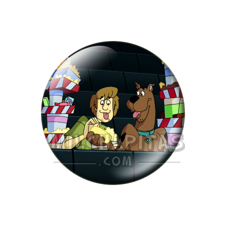 Chapa de Scooby Doo: Shaggy y Scooby-Doo (Con Palomitas)