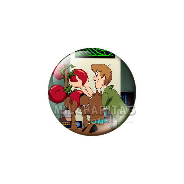 Chapa de Scooby Doo: Shaggy y Scooby-Doo (Con los Tomates)