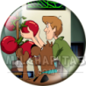 Chapa de Scooby Doo: Shaggy y Scooby-Doo (Con los Tomates)