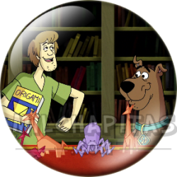 Chapa de Scooby Doo: Shaggy y Scooby-Doo (En la Biblioteca)
