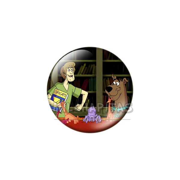Chapa de Scooby Doo: Shaggy y Scooby-Doo (En la Biblioteca)